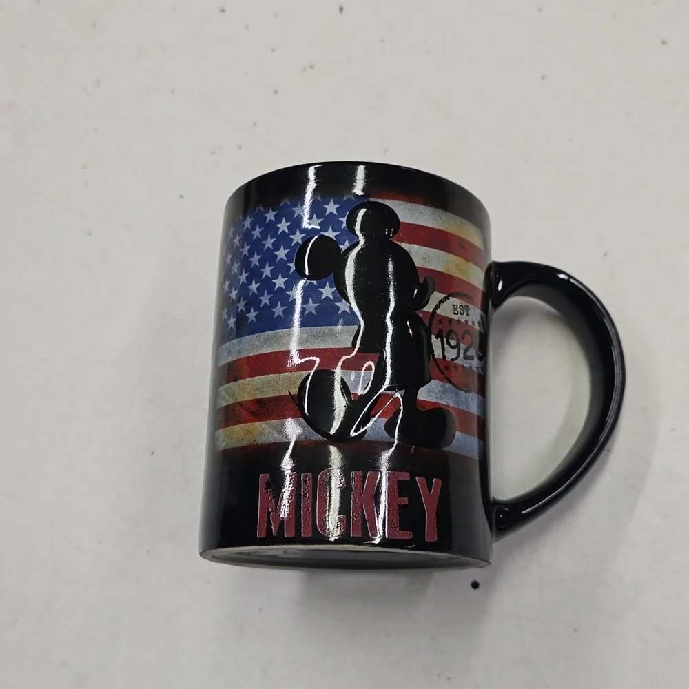 Jerry Lee 1928 Disney Patriotic Mickey Mouse Coffee Cup